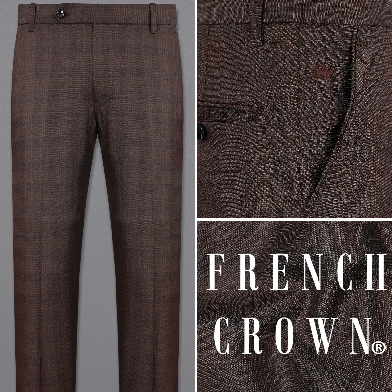 Birch Brown Plaid Pant