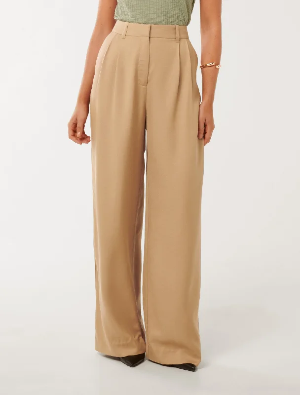 Mikayla Pleated Wide Leg Pants