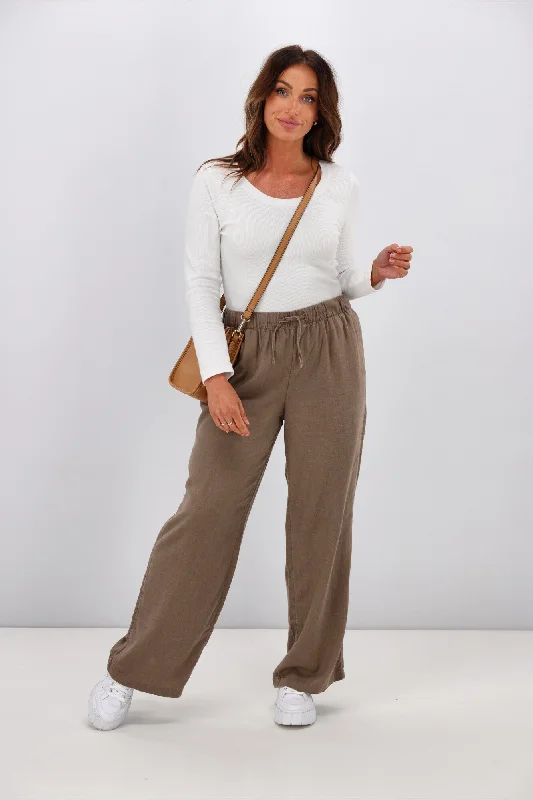 ONLY Caro Pant Walnut