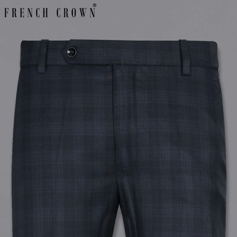 Shark Grey Plaid Woolrich Pant