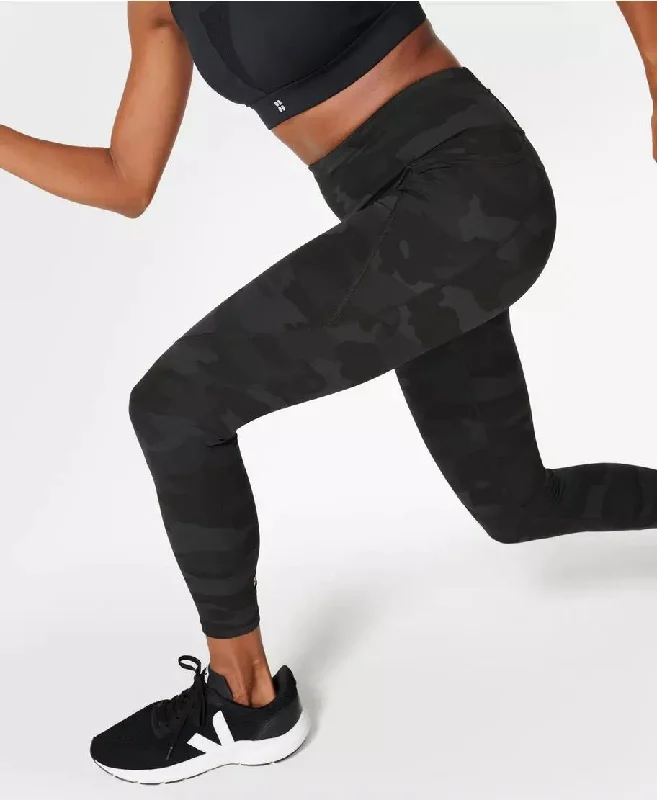 Power Workout Leggings Sb5400a Ultra-Black-Camo-Pri