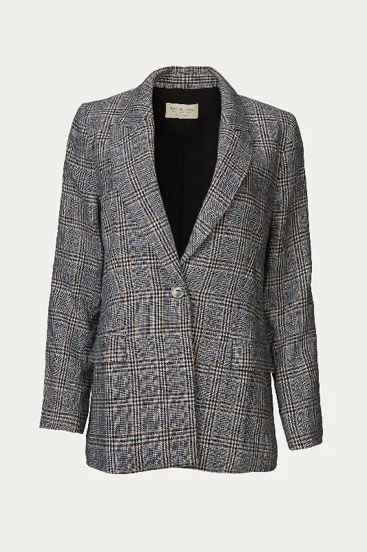 Garance Blazer In Blue Check