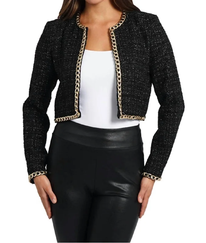 Lizzie Bolero Blazer In Black