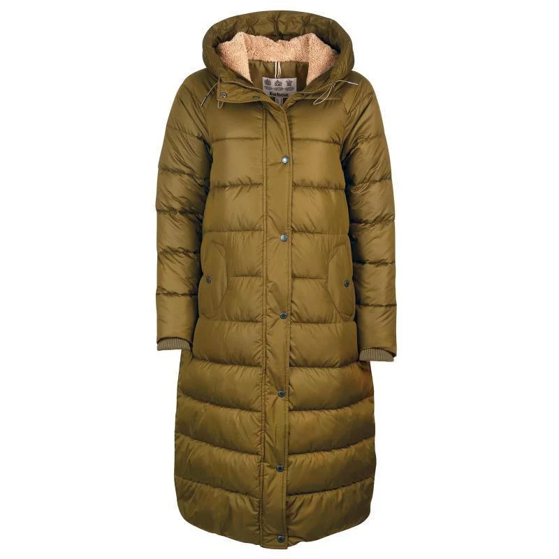 Barbour Crimdon Ladies Quilted Coat - Nori Green