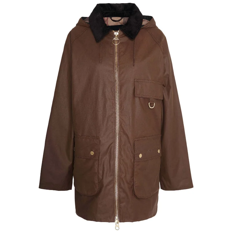 Barbour Highclere Ladies Wax Jacket - Bark/Muted