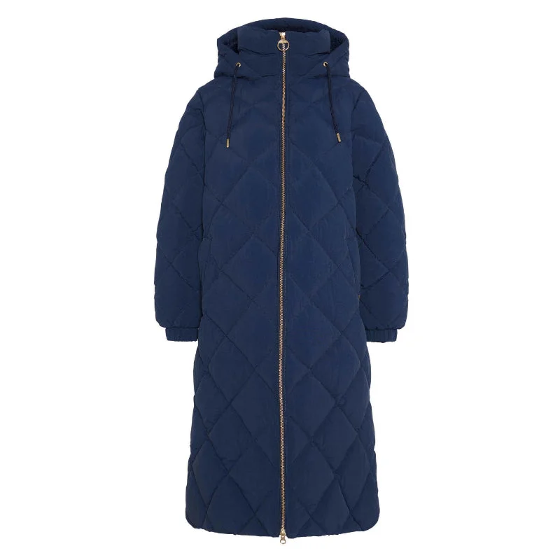 Barbour Kirkton Ladies Puffer Jacket - Navy/Classic