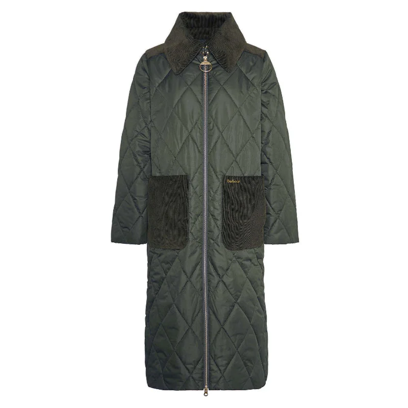 Barbour Malton Quilt Ladies Jacket - Olive/Ancient