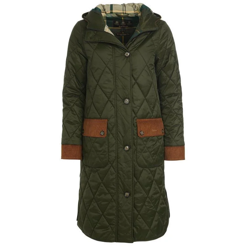 Barbour Mickley Ladies Quilted Coat - Sage/Ancient