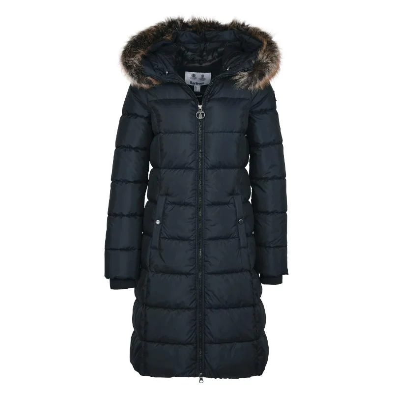 Barbour Rosoman Ladies Quilted Jacket - Black