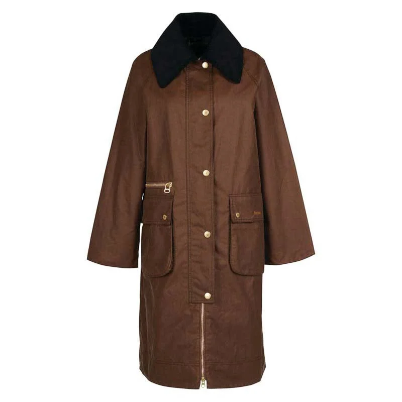 Barbour Townfield Ladies Wax Jacket - Tan/Classic