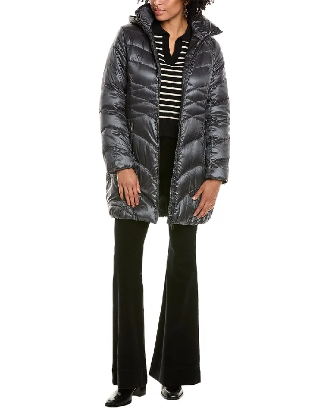 Via Spiga Swirl Down Coat