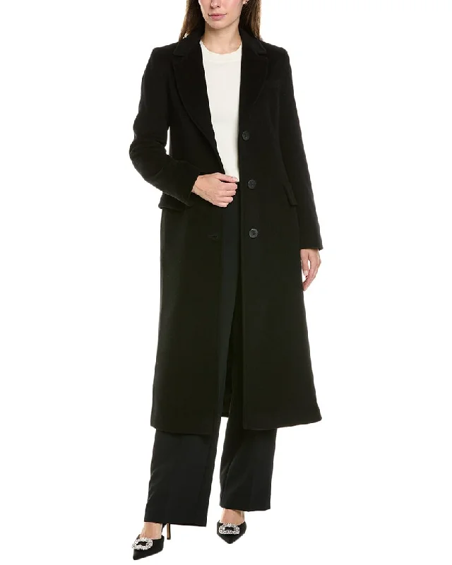 Fleurette Long Wool Coat