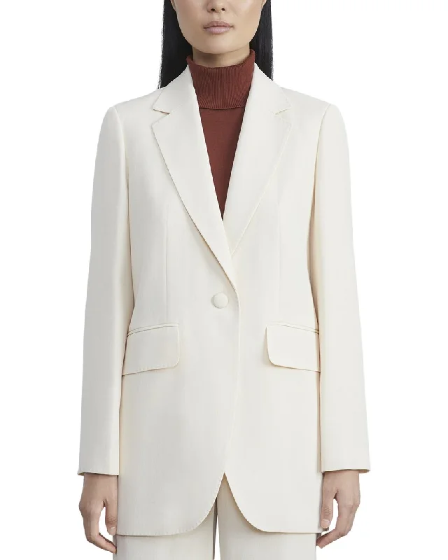 Lafayette 148 New York Wool-Blend Boyfriend Blazer