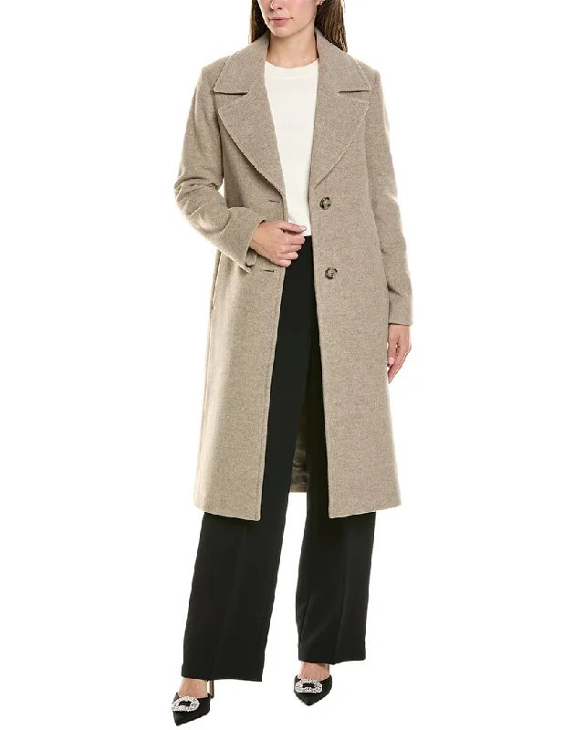 Cinzia Rocca Wool & Cashmere-Blend Coat