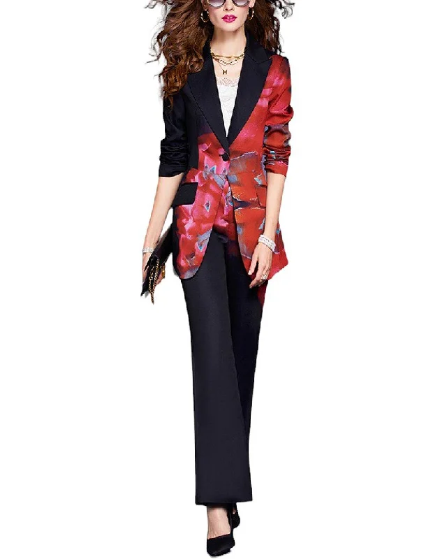 Vera Dolini   2Pc Blazer & Pant Set