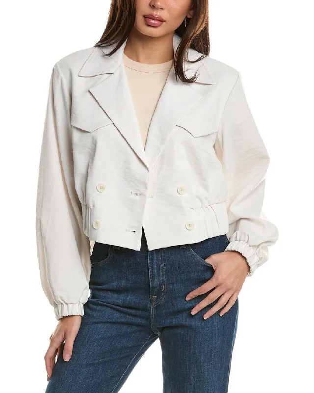 Bcbg New York Double-Breasted Jacket