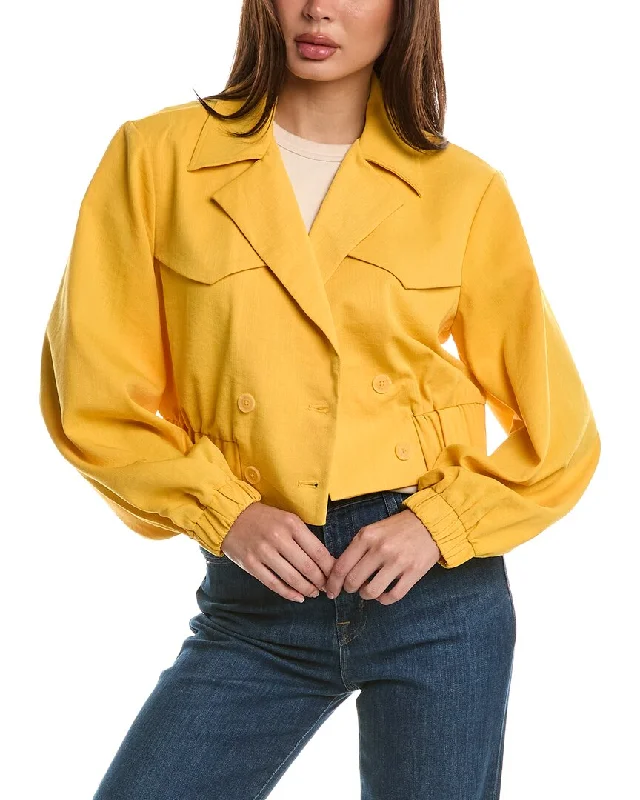 Bcbg New York Double-Breasted Jacket