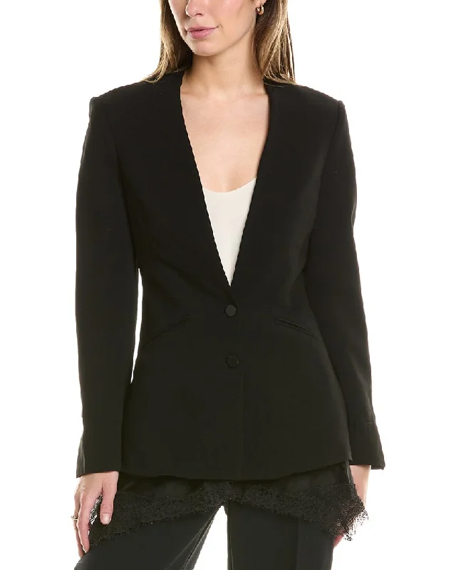 Simkhai Allie Crepe Combo Basque Jacket