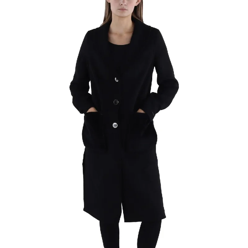 Womens Wool Blend Long Wool Coat