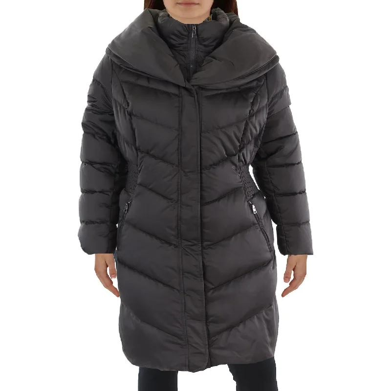 Plus Womens Insulated Quilted Down Coat