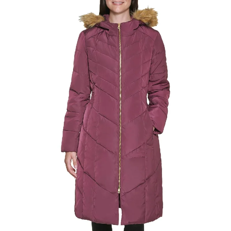 Womens Insulated Hooded Down Coat