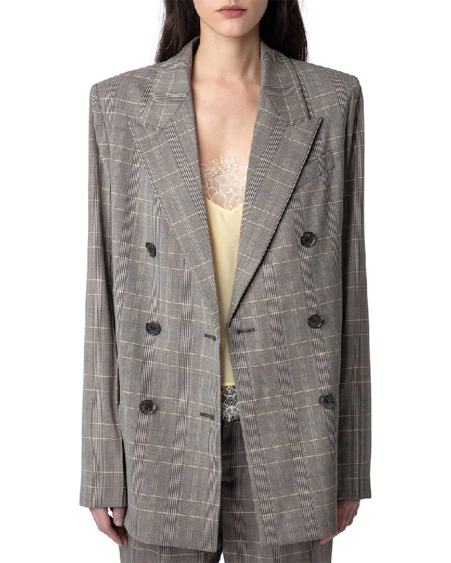 Zadig & Voltaire Vaena Wool-Blend Blazer