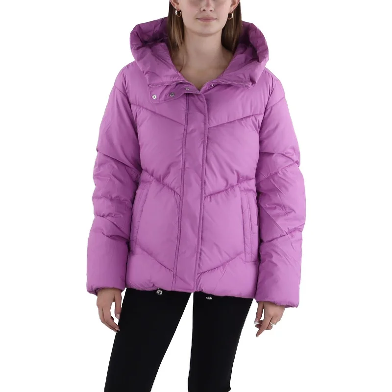 Womens Hooded Short Puffer Jacket