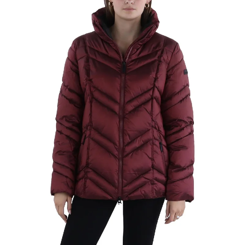 Womens Quilted Short Puffer Jacket