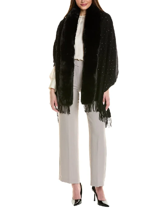 La Fiorentina Embellished Cashmere Wrap