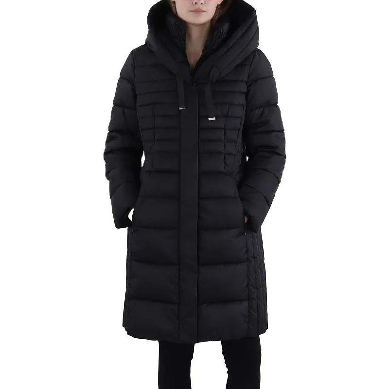 Womens Hooded Long Puffer Jacket