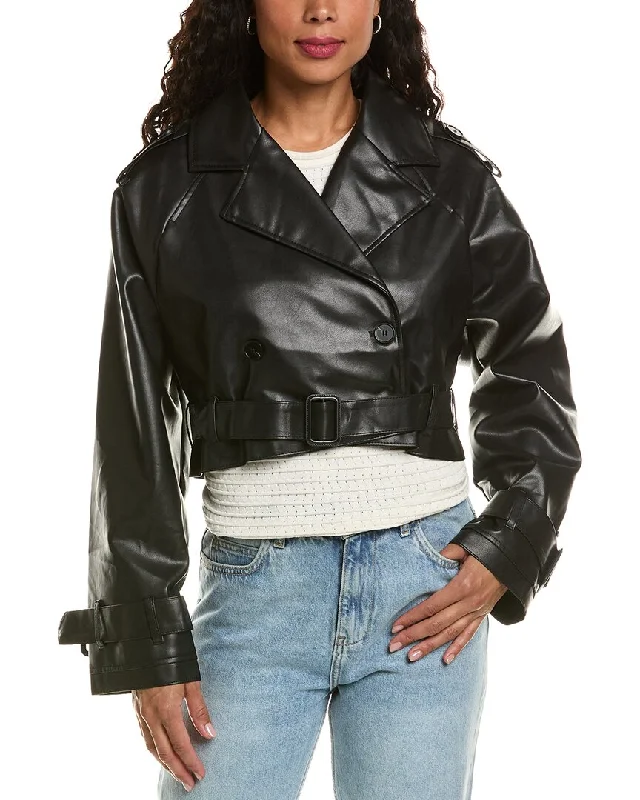 Hl Affair Cropped Moto Jacket