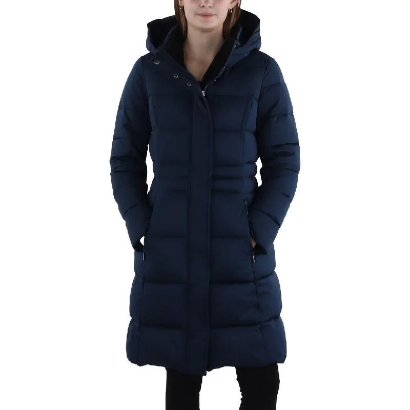 Gemma Womens Cold Weather Hooded Puffer Jacket