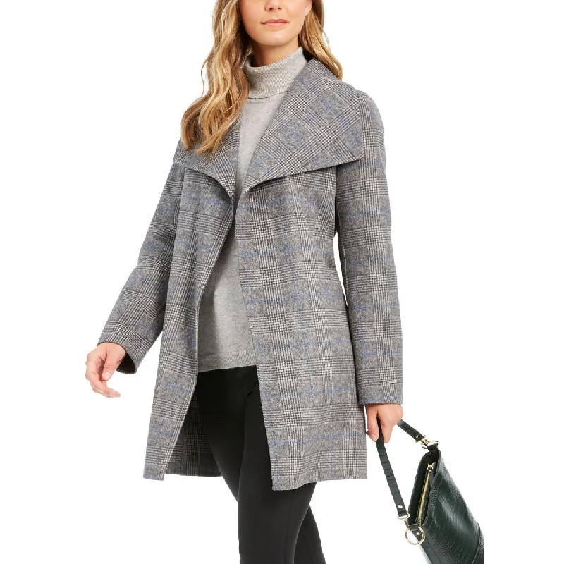 Womens Wool Blend Cold Weather Wrap Coat