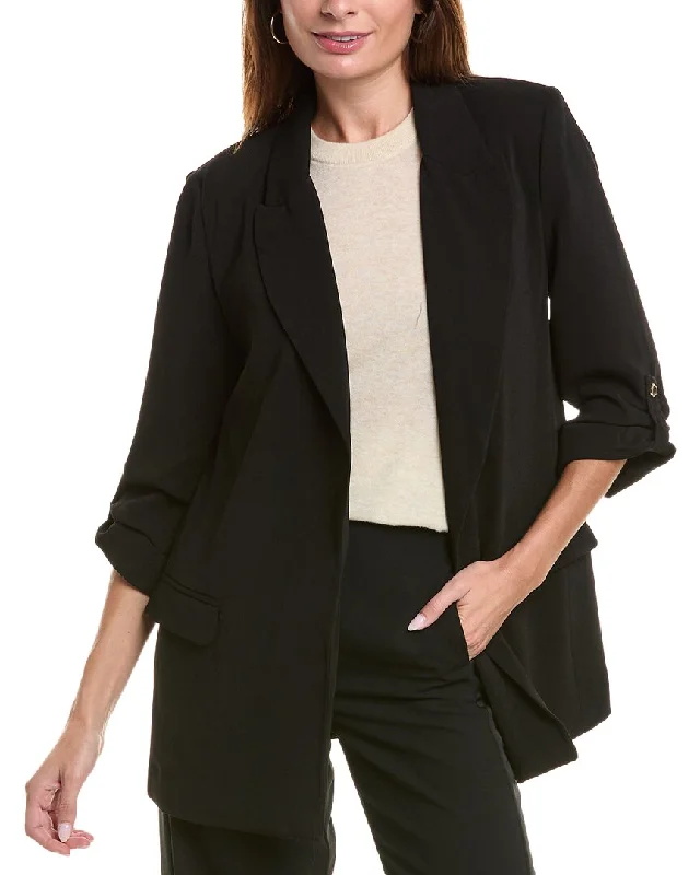 T Tahari Roll Sleeve Blazer