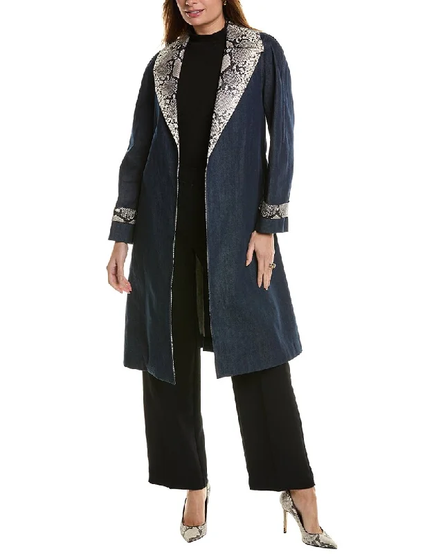 Lafayette 148 New York Tandra Suede Coat