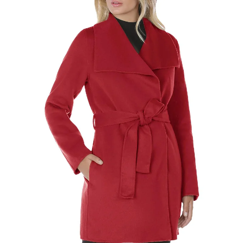 Ella Womens Wool Wrap Wool Coat