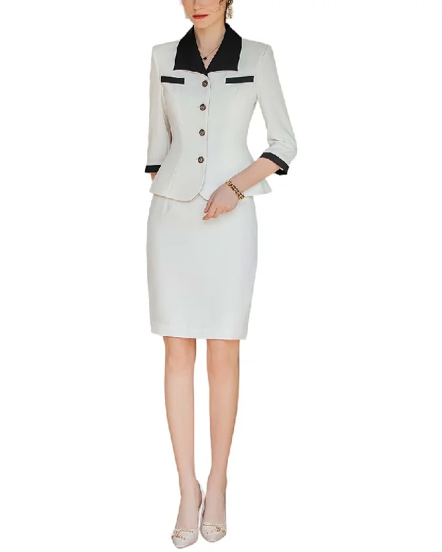 Anette 2Pc Blazer & Skirt Set