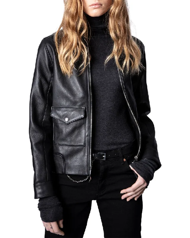 Zadig & Voltaire Lazy Leather Jacket