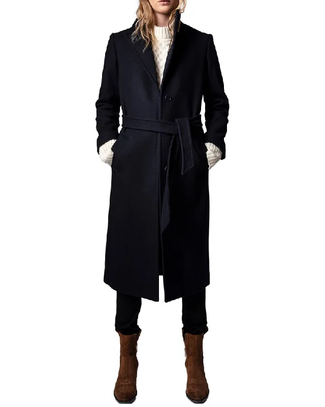 Zadig & Voltaire Monaco Wool-Blend Coat