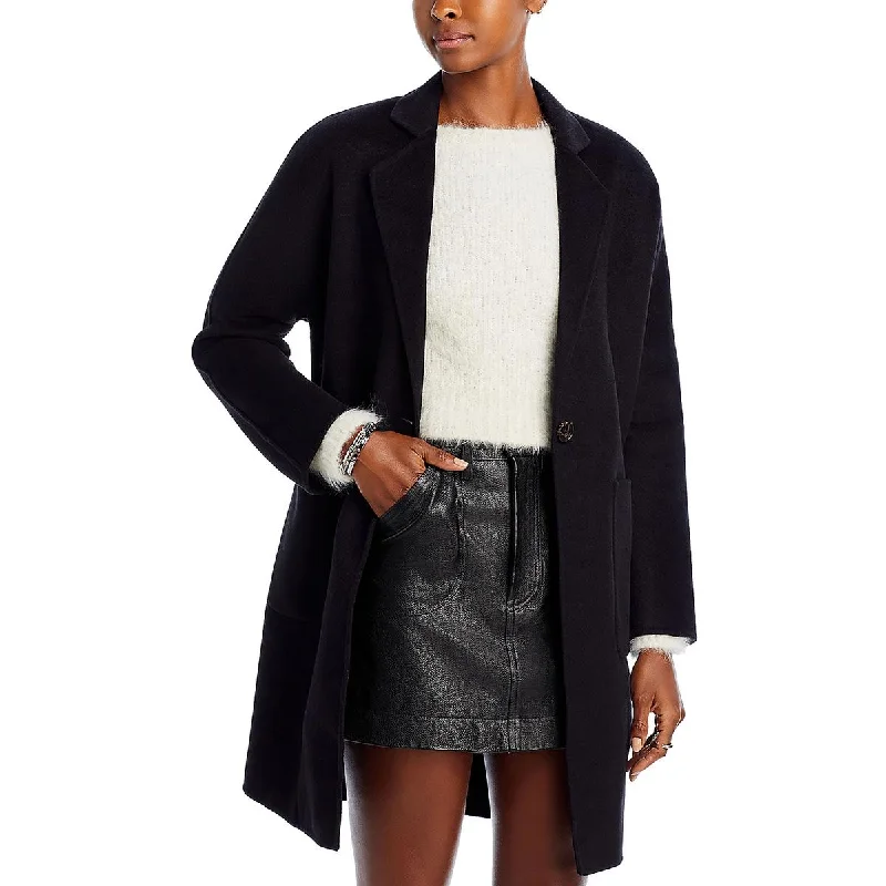 Womens Wool Blend Outerwear Wool Coat