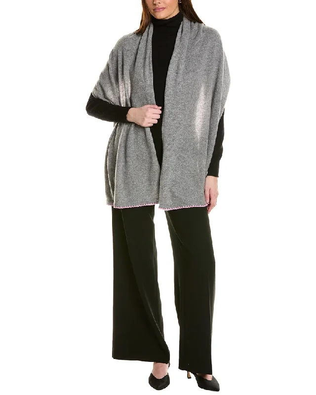 Hannah Rose Luxe Mini Cashmere Travel Wrap