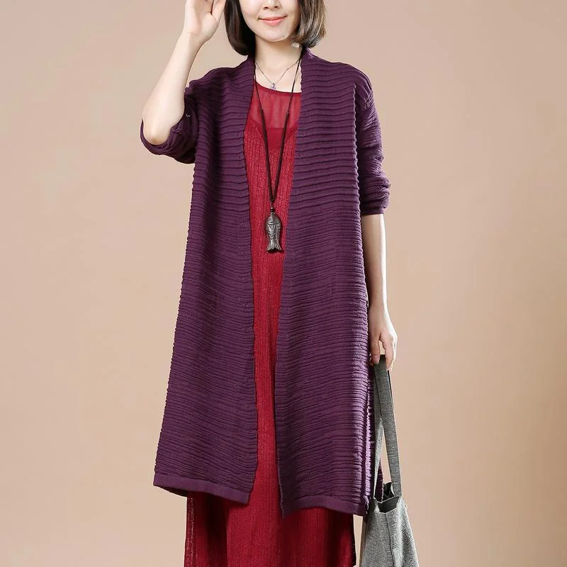 Fine Mulberry knit sweaters oversized coats outwear