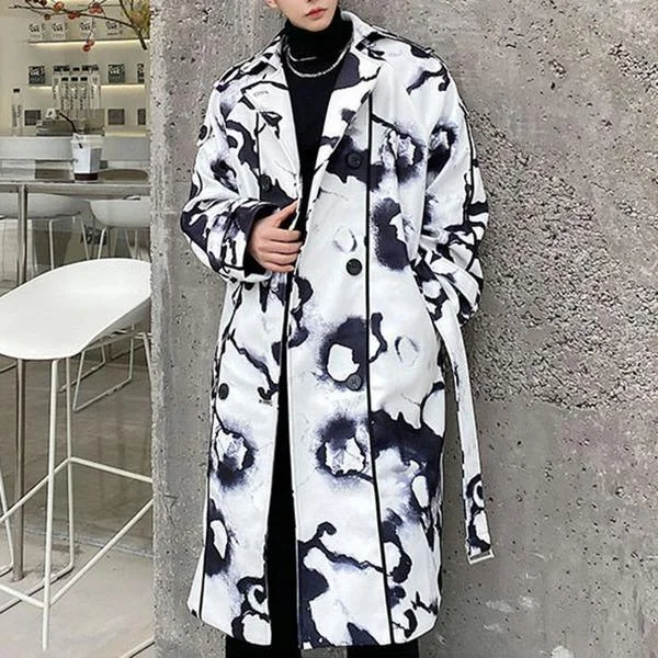 New Women Casual Turn-down Collar Loose Long Sleeve Street Trendy Coat