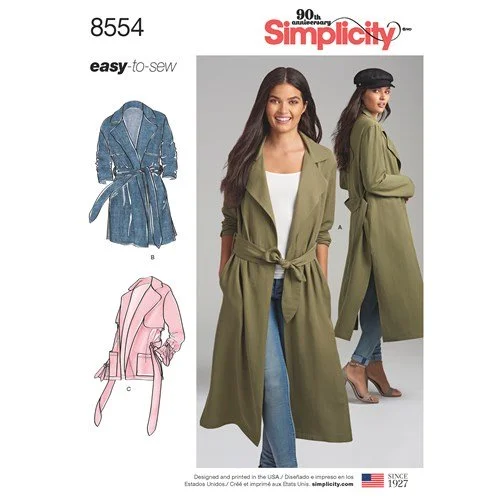 Simplicity Coat and Jacket S8554