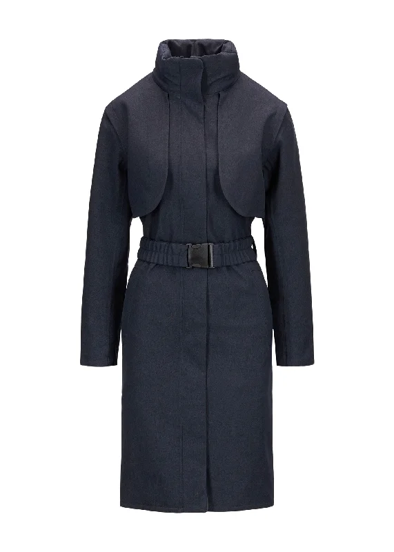 Skyet Coat - Dark Navy