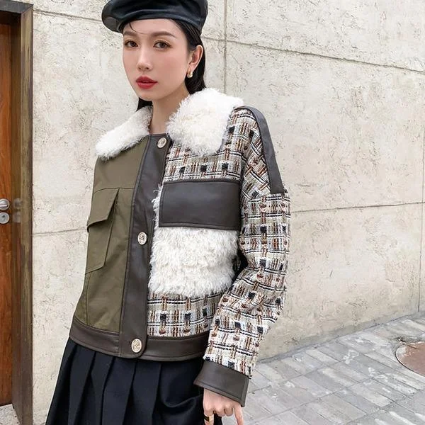 Women 2020 Winter Casual Fashion New Style Temperament All Match Jacket