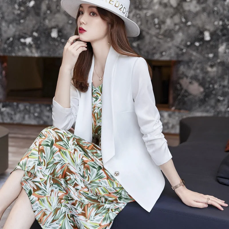 Women's Casual Summer Fashion Temperament Work Wear Office Jackets