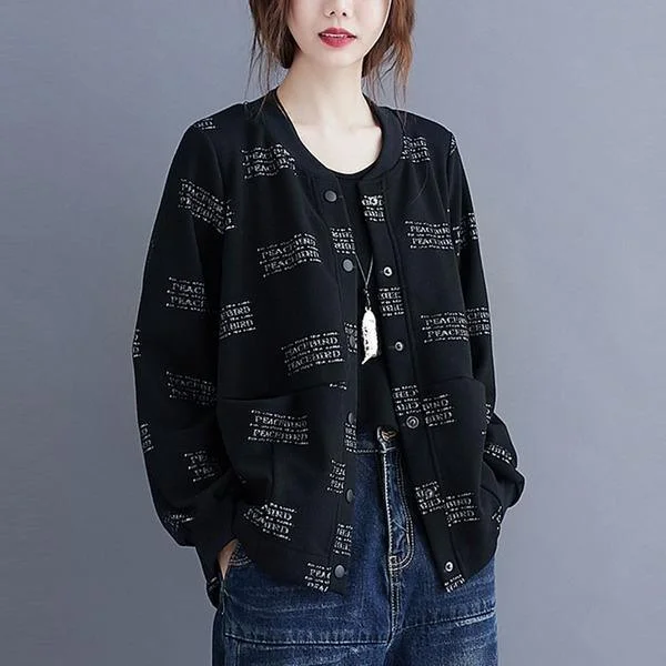 Oversized Women Autumn Casual Jackets New 2020 Simple Female Outerwear Coats