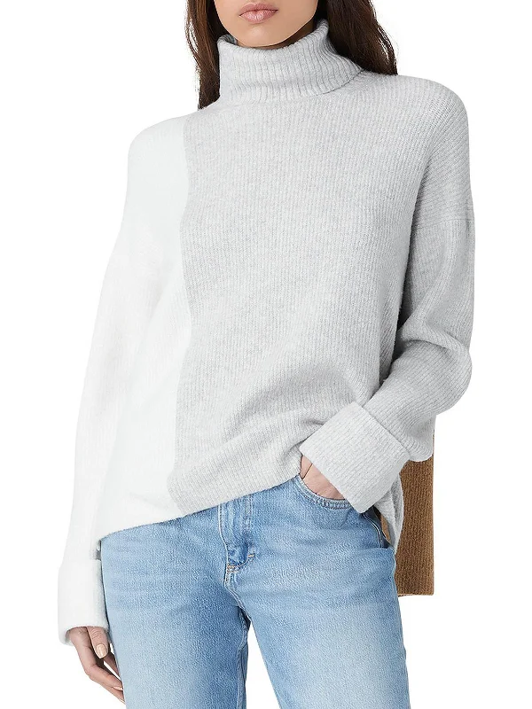 Womens Soft Stretch Turtleneck Sweater