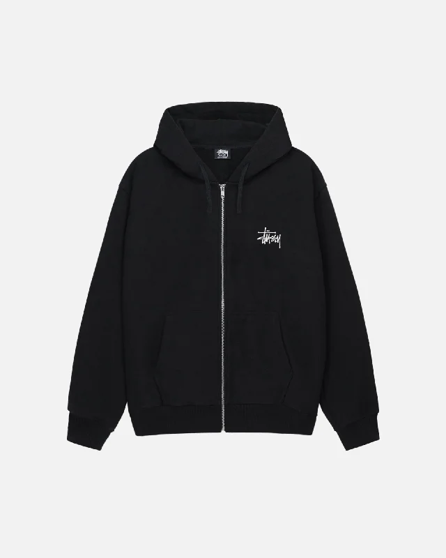 BASIC STÜSSY ZIP HOODIE